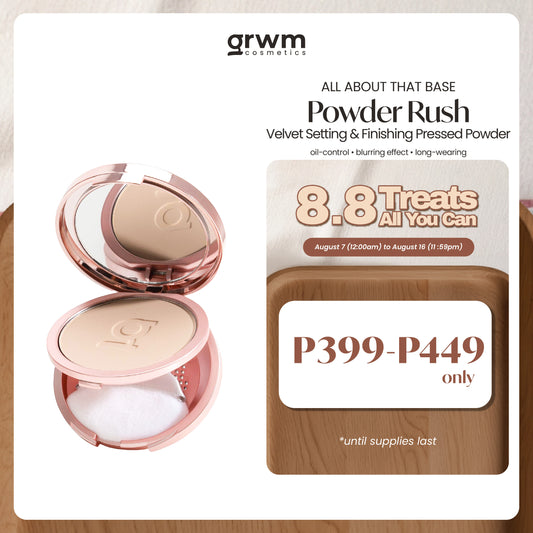 GRWM Cosmetics Powder Rush - Velvet Setting & Finishing Pressed Powder