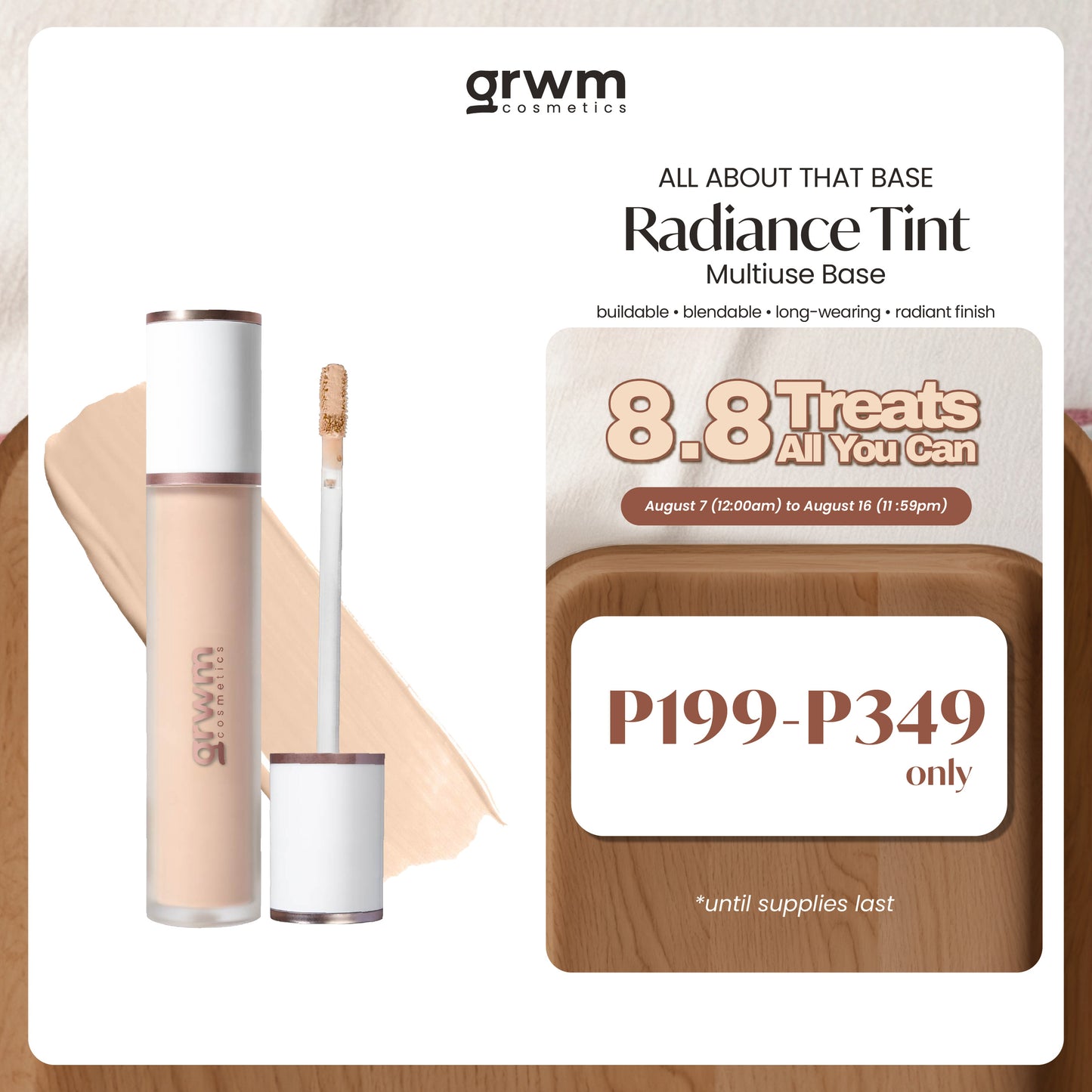 GRWM Cosmetics Radiance Tint Multiuse Base - Concealer