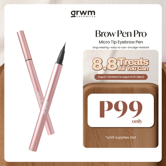 GRWM Cosmetics Brow Pen Pro - Micro Tip Eyebrow Pen