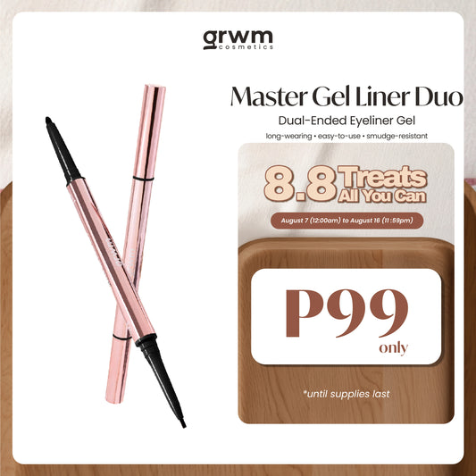 GRWM Cosmetics Master Gel Liner Duo - Dual-Ended Eyeliner Pencil