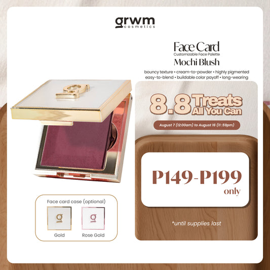 GRWM Cosmetics Face Card Mochi Blush