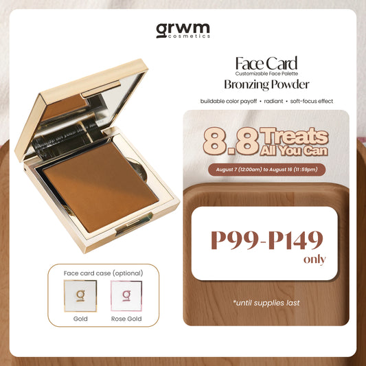 GRWM Cosmetics Face Card Bronzing Powder