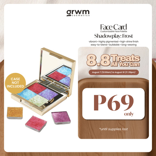 GRWM Cosmetics Face Card Shadowplay - Frost Eyeshadow  [CASE NOT INCLUDED]