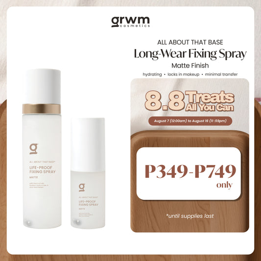 GRWM Cosmetics Long-Wear Fixing Spray - Matte Finish
