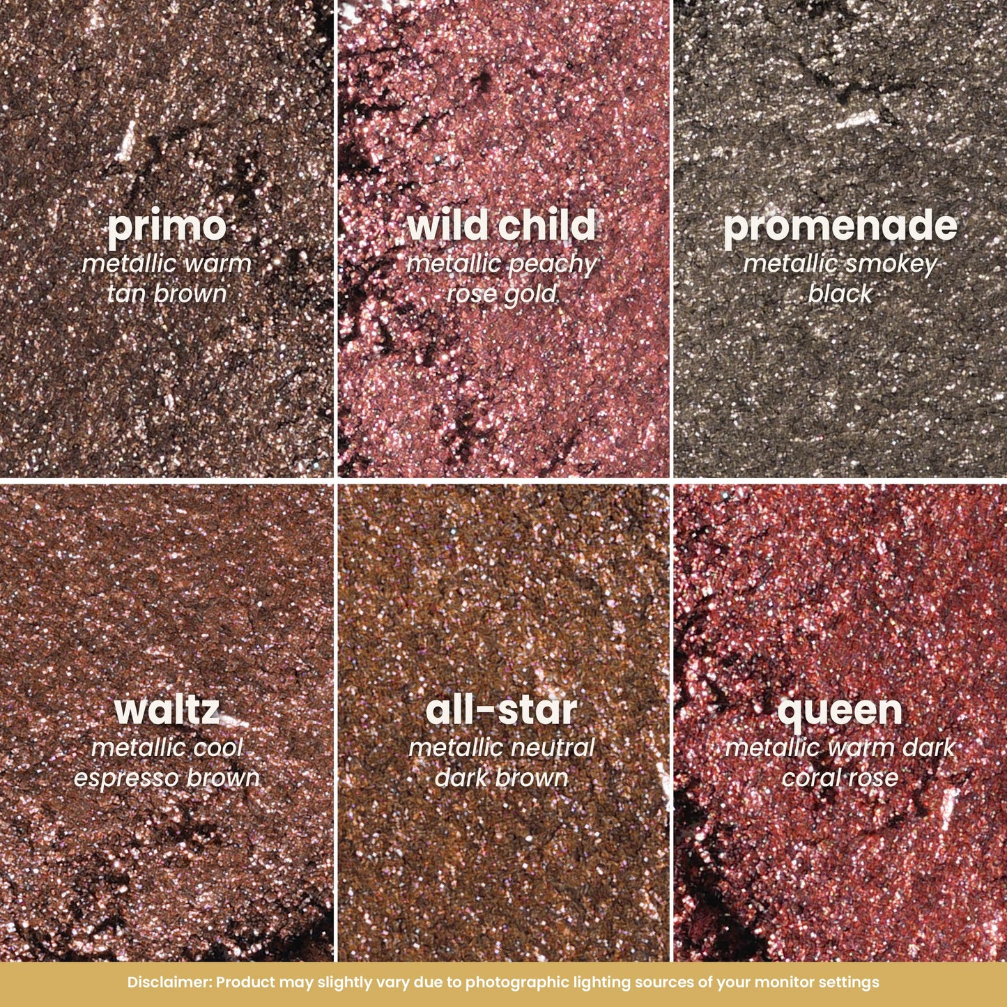 GRWM Cosmetics Face Card Shadowplay - Metallic Eyeshadow  [CASE NOT INCLUDED]