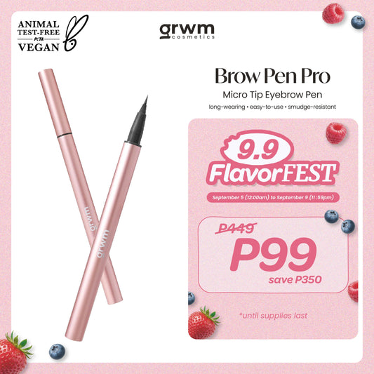GRWM Cosmetics Brow Pen Pro - Micro Tip Eyebrow Pen [long-wearing, easy-to-use, smudge-resistant]