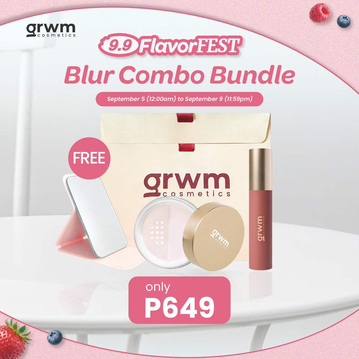 [Bundle] GRWM Cosmetics Blur Combo