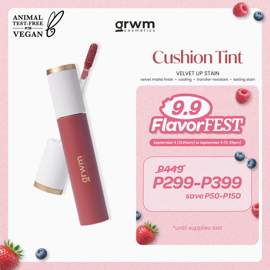 GRWM Cosmetics Cushion Tint - Velvet Lip Stain [cooling, lasting stain]