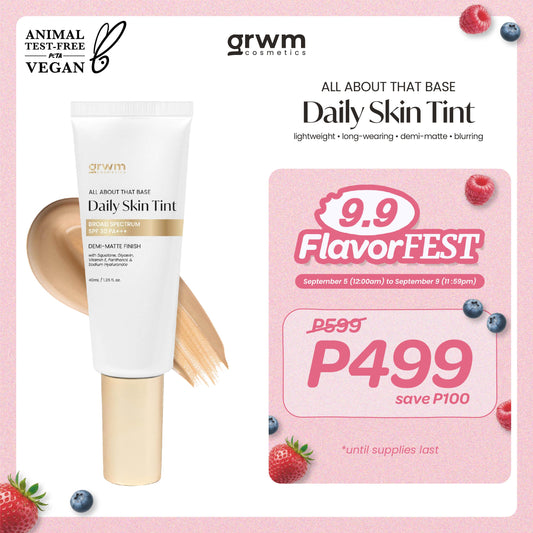 GRWM Cosmetics All About that Base Daily Skin Tint Broad Spectrum SPF 30 PA+++ 40mL [demi-matte]