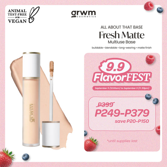 GRWM Cosmetics All About that Base Fresh Matte Multiuse Base - Concealer [buildable, matte finish]