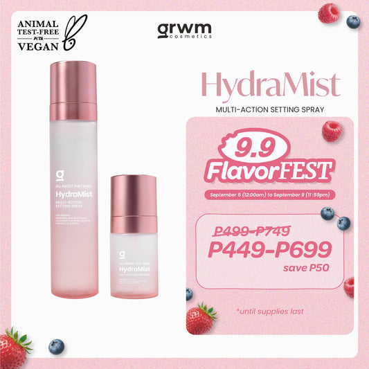 GRWM Cosmetics All About that Base HydraMist Multi-action Setting Spray [refreshing, hydrating]