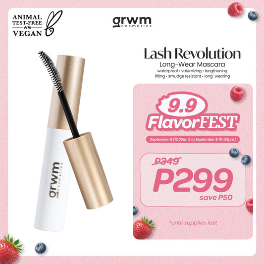 GRWM Cosmetics Lash Revolution Mascara [volumizing, lengthening, smudge resistant, long-wearing]