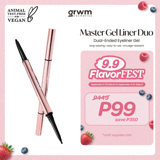 GRWM Cosmetics Master Gel Liner Duo - Dual-Ended Eyeliner Pencil [long-wearing, smudge-resistant]
