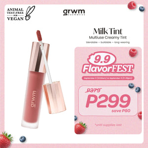 GRWM Cosmetics Milk Tint - Multiuse Creamy Tint [moisturizing, blendable, buildable, long-wearing]