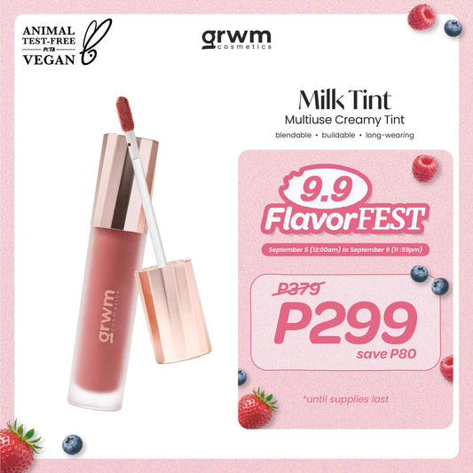 GRWM Cosmetics Milk Tint - Multiuse Creamy Tint [moisturizing, blendable, buildable, long-wearing]