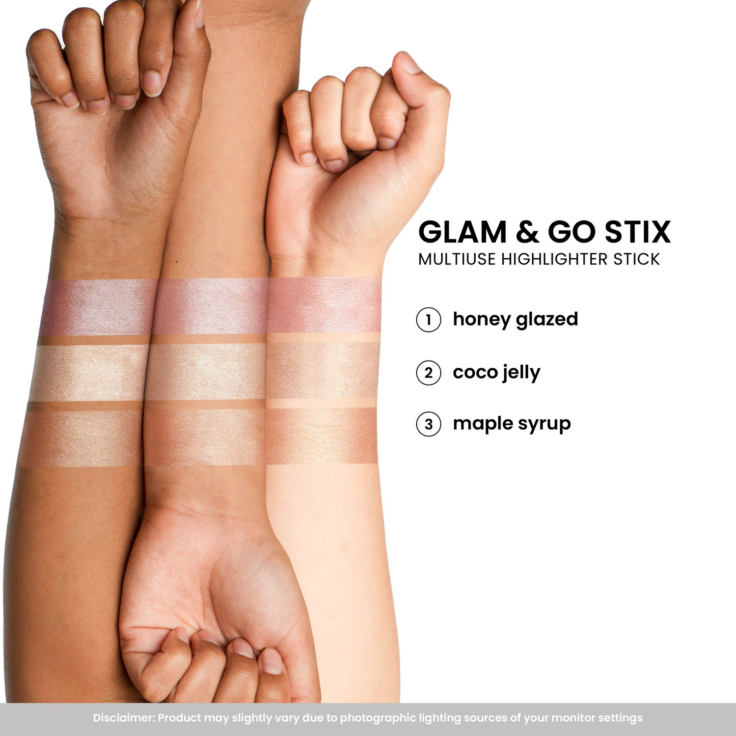 GRWM Cosmetics Glam & Go Stix Multiuse - Highlighter Stick
