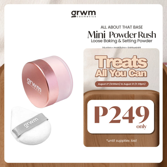 GRWM Cosmetics Powder Rush - MINI Loose Baking and Setting Powder