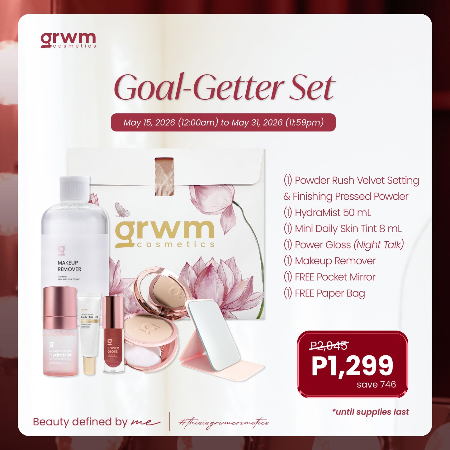 [Birthday Exclusive] GRWM Cosmetics Goal-Getter Set