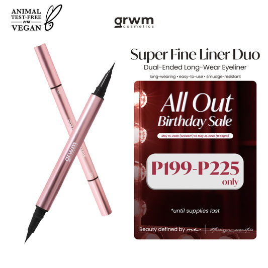 GRWM Cosmetics Super Fine Liner Duo - Dual-Ended Eyeliner