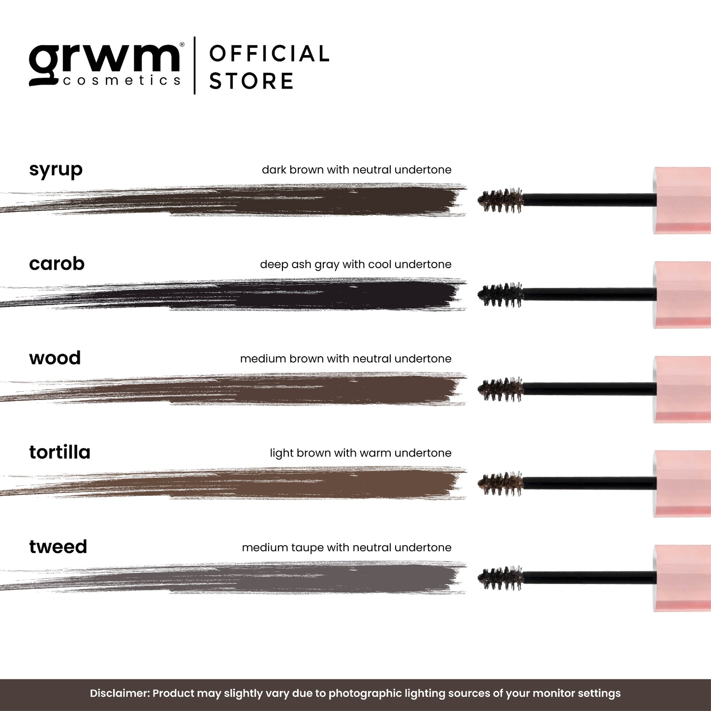 GRWM Cosmetics Brow Express Pro - Eyebrow Mascara