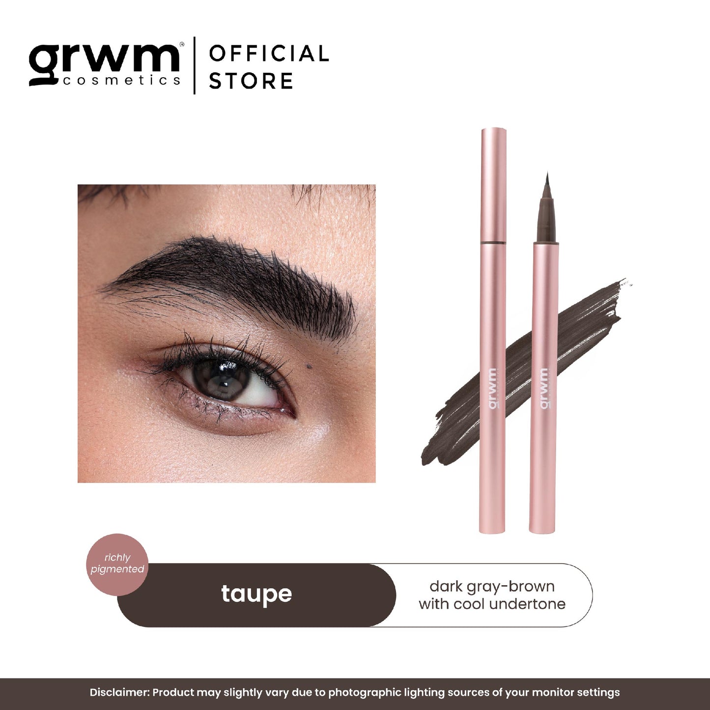 GRWM Cosmetics Brow Pen Pro - Micro Tip Eyebrow Pen