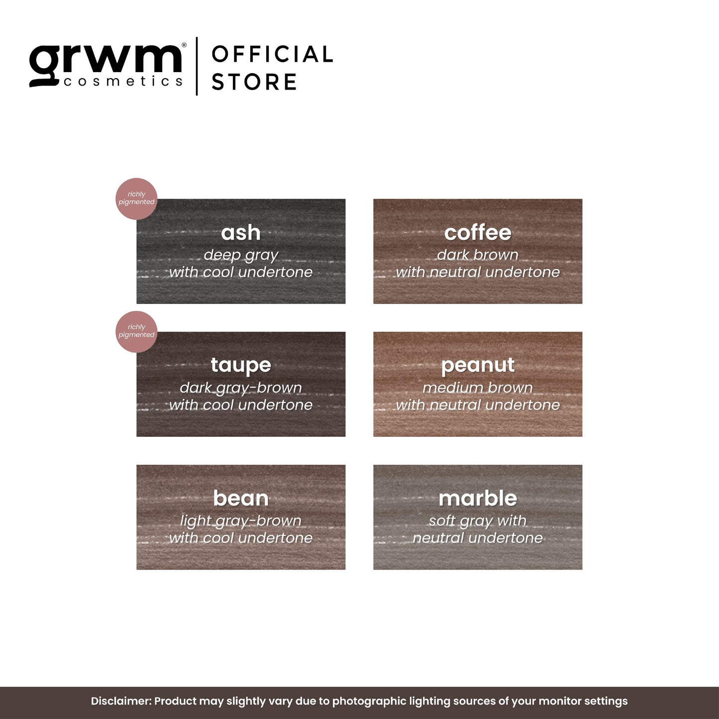 GRWM Cosmetics Brow Pen Pro - Micro Tip Eyebrow Pen