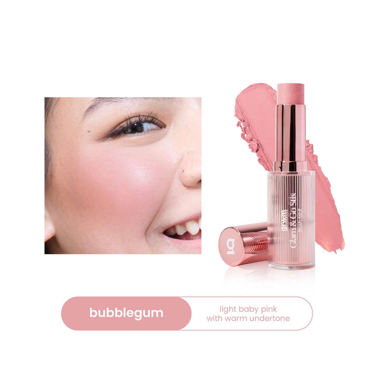 GRWM Cosmetics Glam & Go Stix Multiuse - Blush Stick