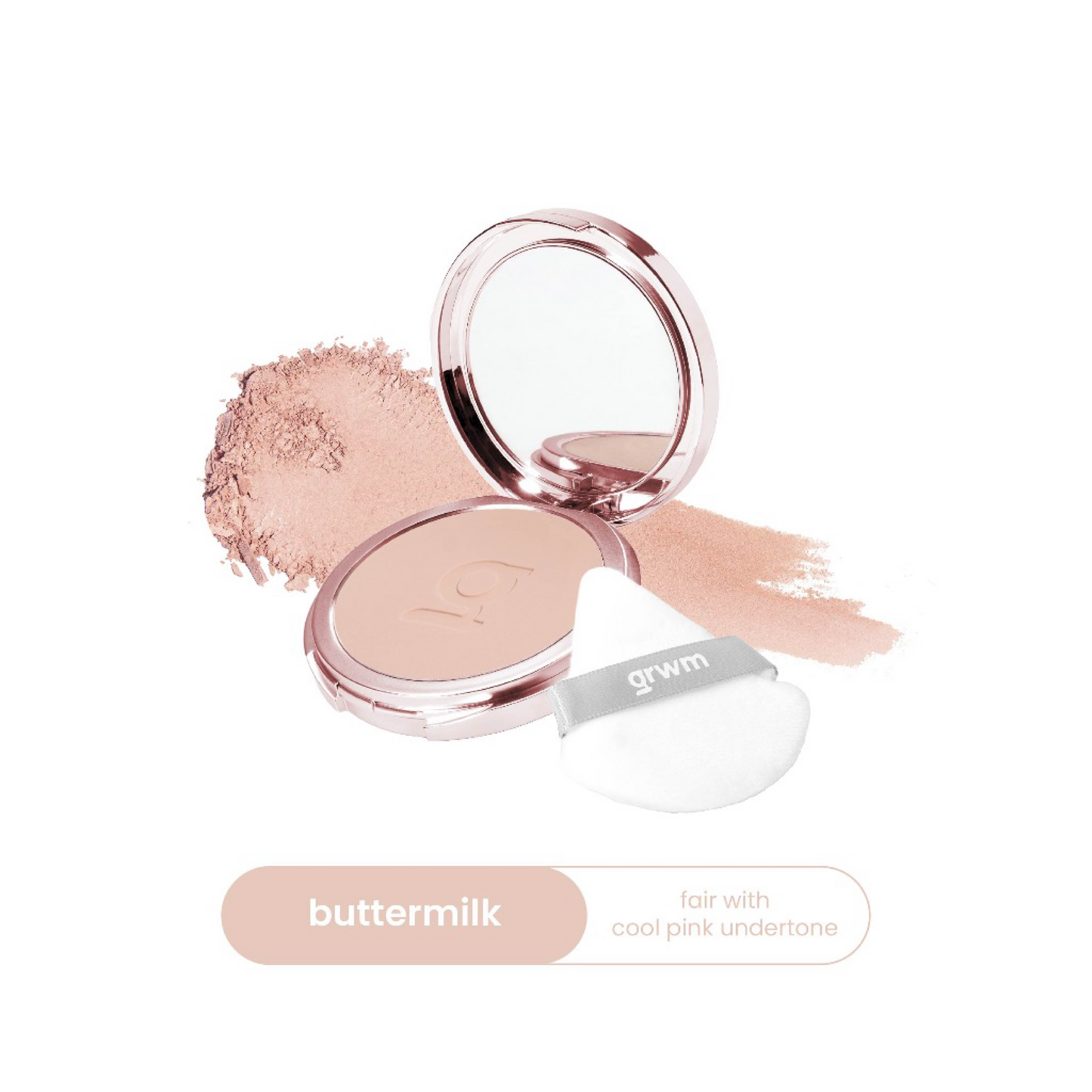 GRWM Cosmetics Powder Rush - Velvet Setting & Finishing Pressed Powder