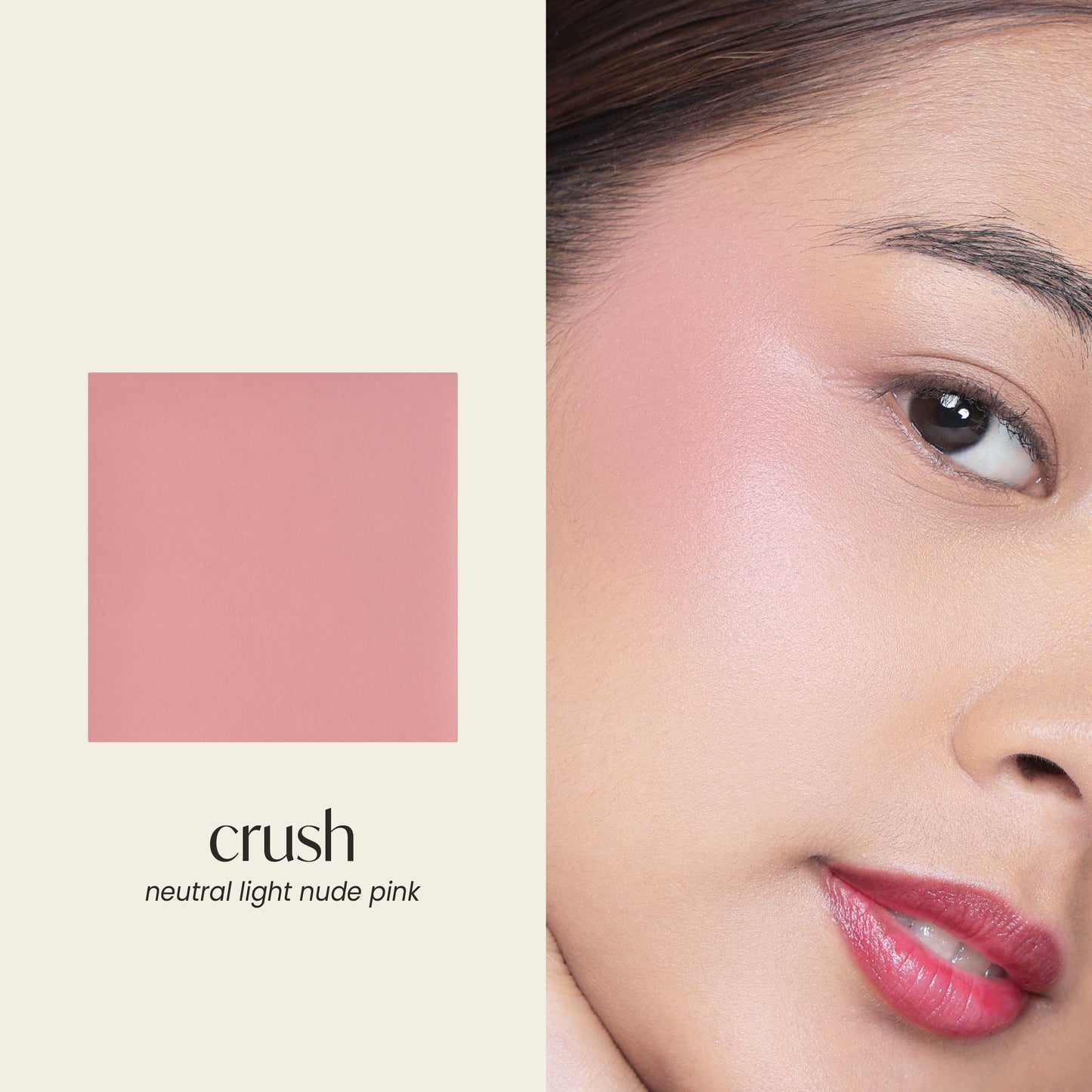 GRWM Cosmetics Face Card Satin Cream Blush [CASE NOT INCLUDED]