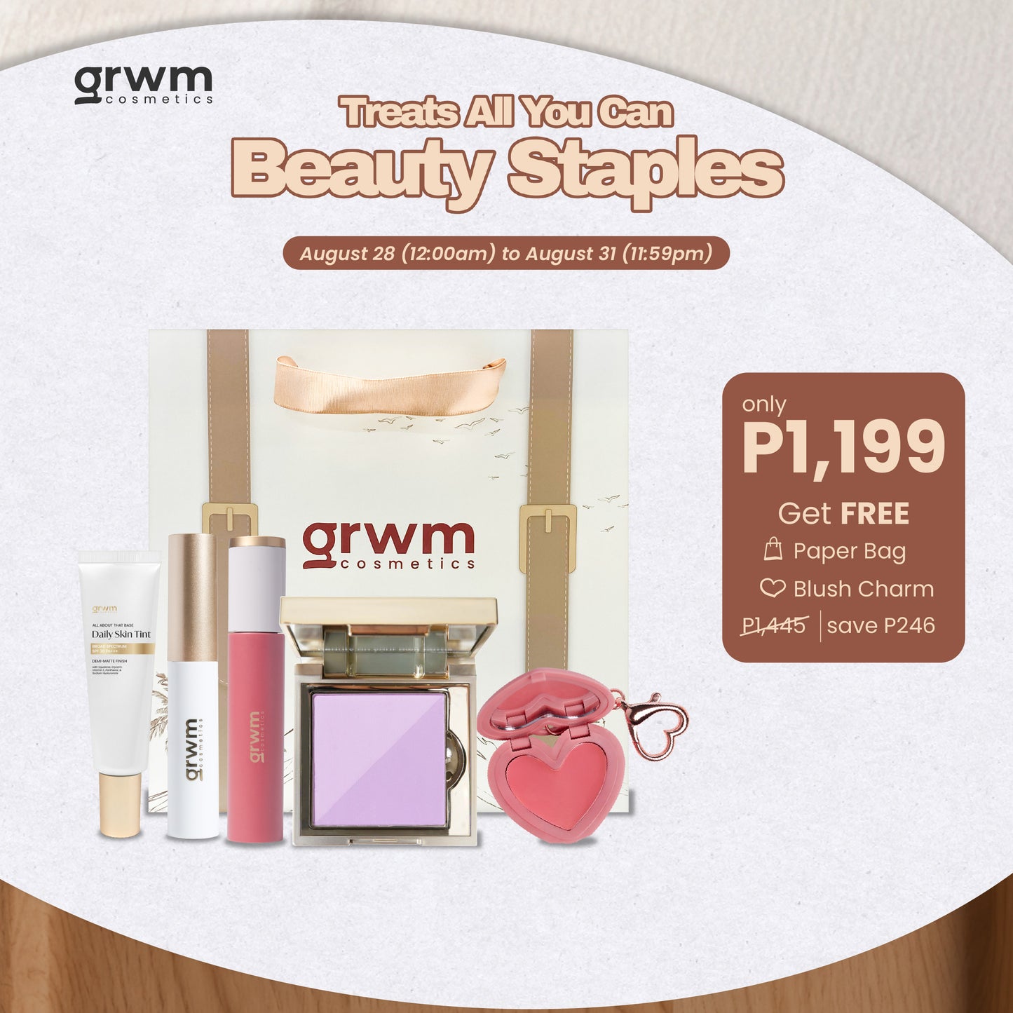 GRWM Cosmetics Beauty Staples