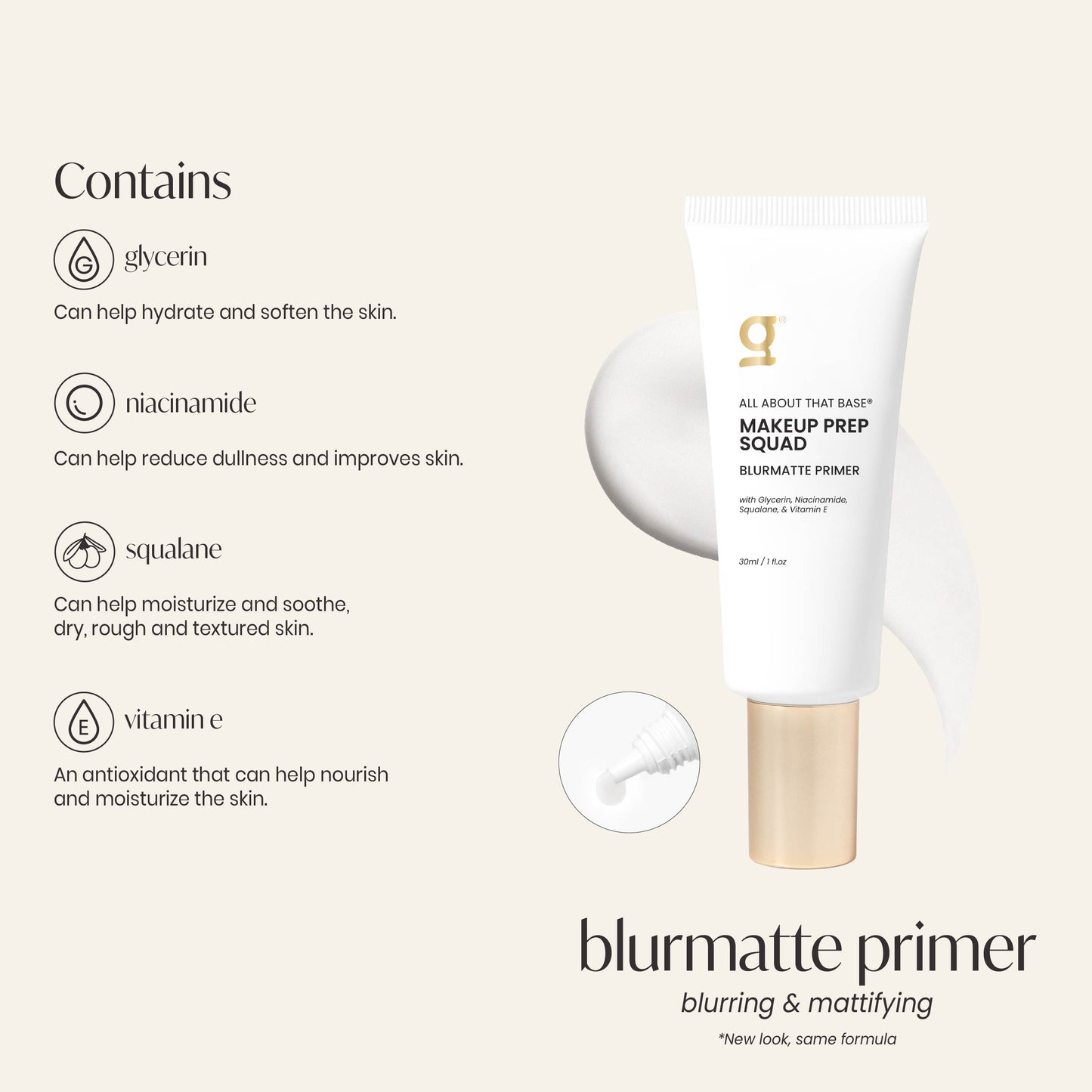 GRWM Cosmetics Makeup Prep Squad Primer