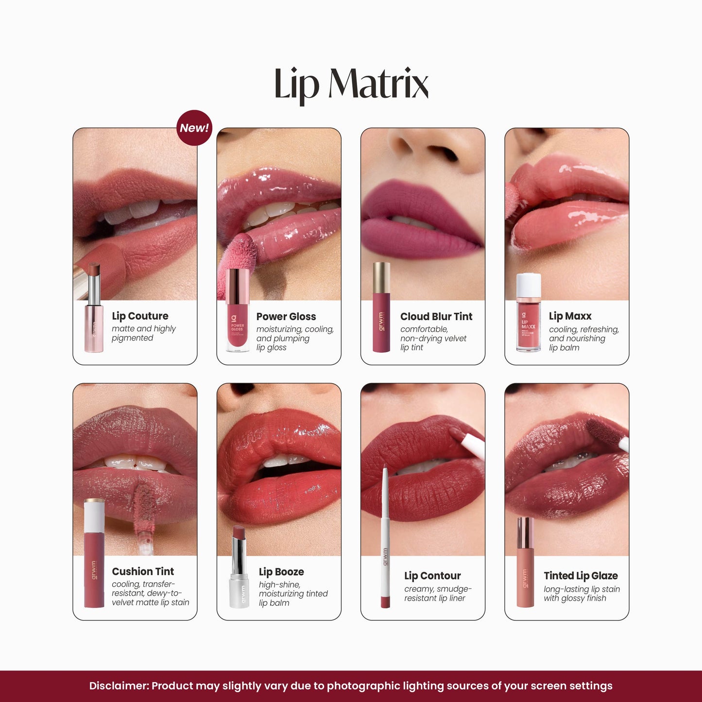 [Refill Only] GRWM Cosmetics Lip Couture Velvet Matte Lipstick