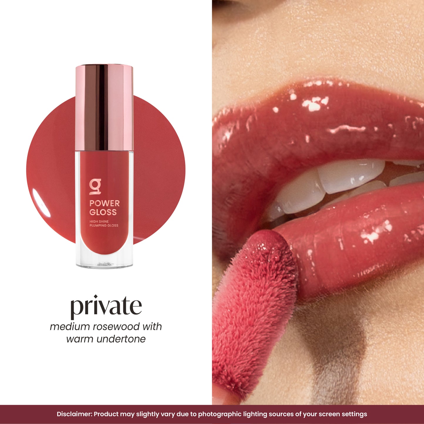 GRWM Cosmetics Power Gloss - High Shine Plumping Lip Gloss
