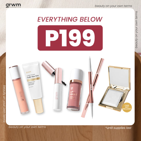 GRWM Cosmetics Everything Below ₱199