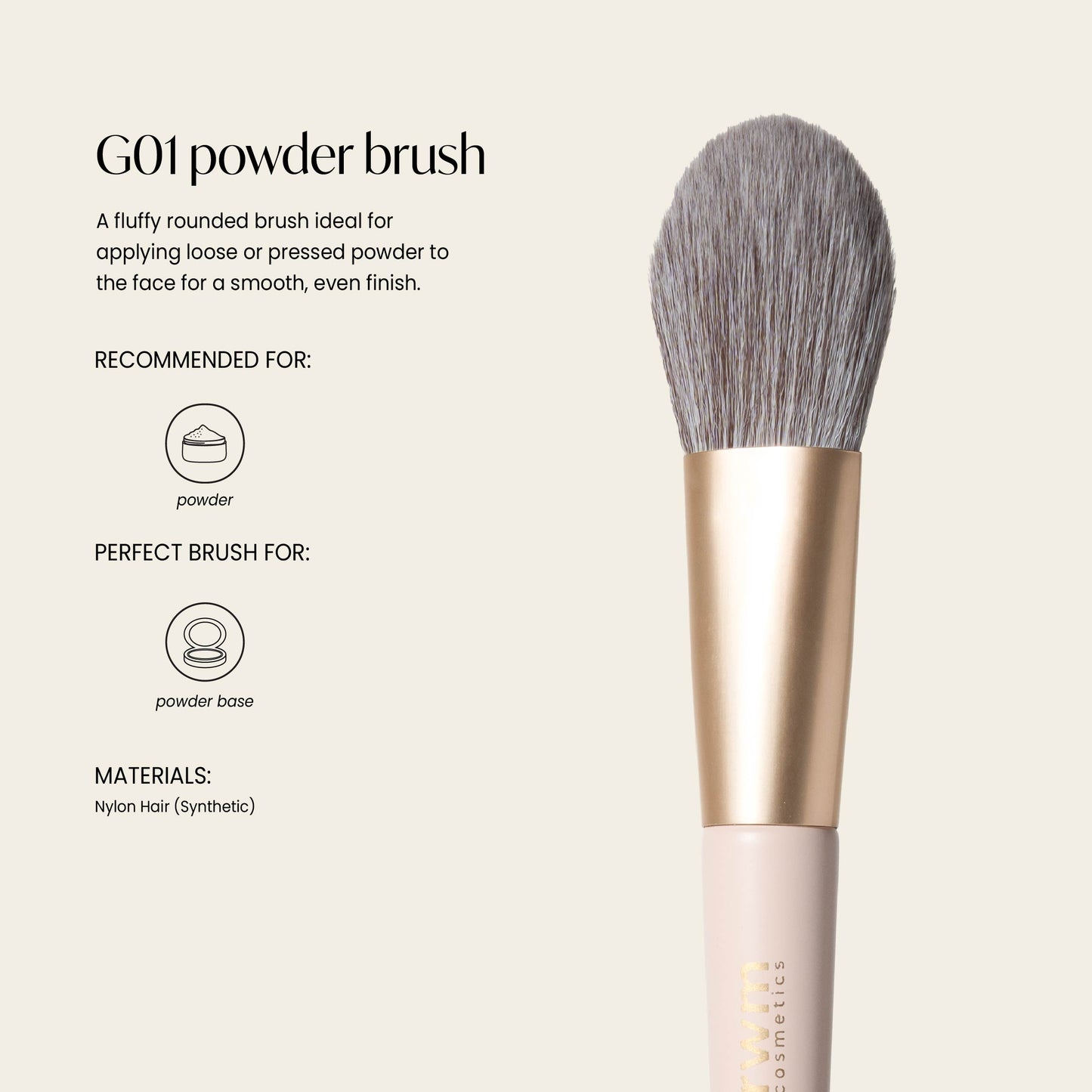 GRWM Cosmetics Face Card Brush Singles Collection
