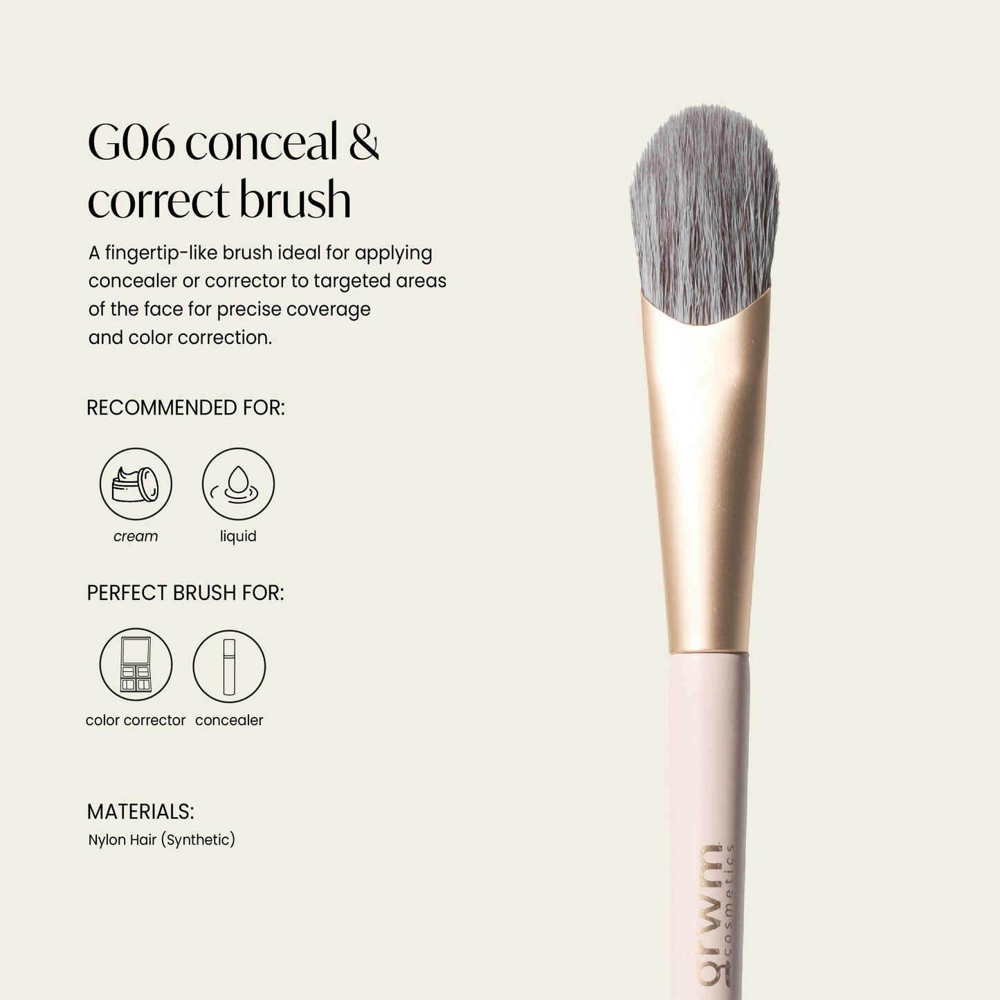 GRWM Cosmetics Face Card Brush Singles Collection