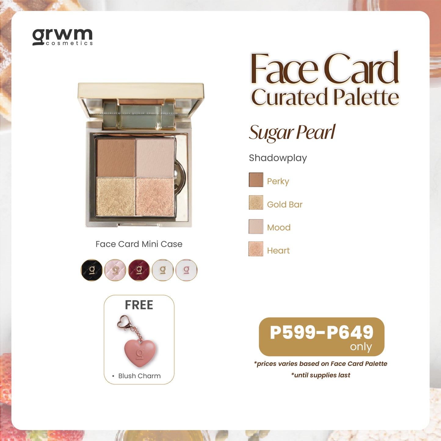 GRWM Cosmetics Face Card Mini Curated Palette