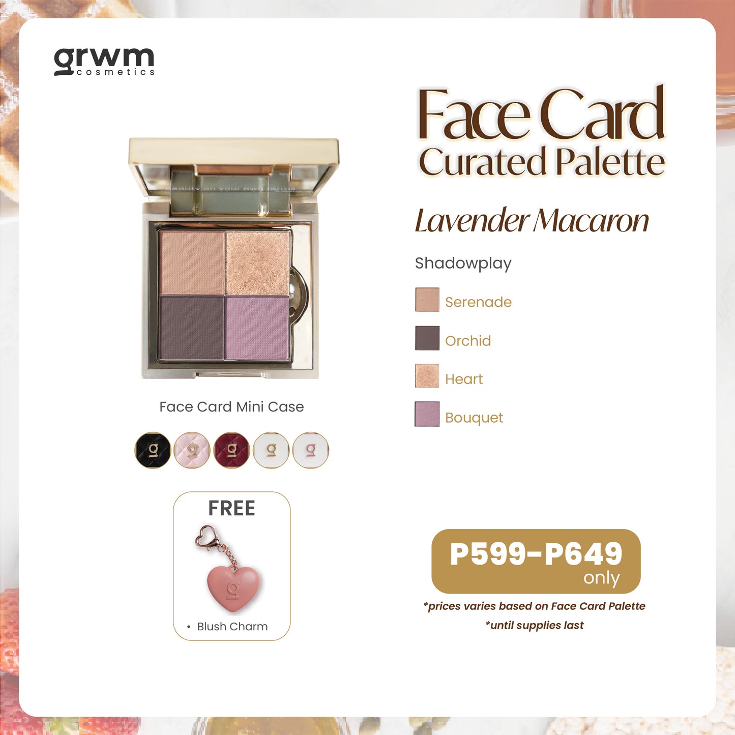 GRWM Cosmetics Face Card Mini Curated Palette