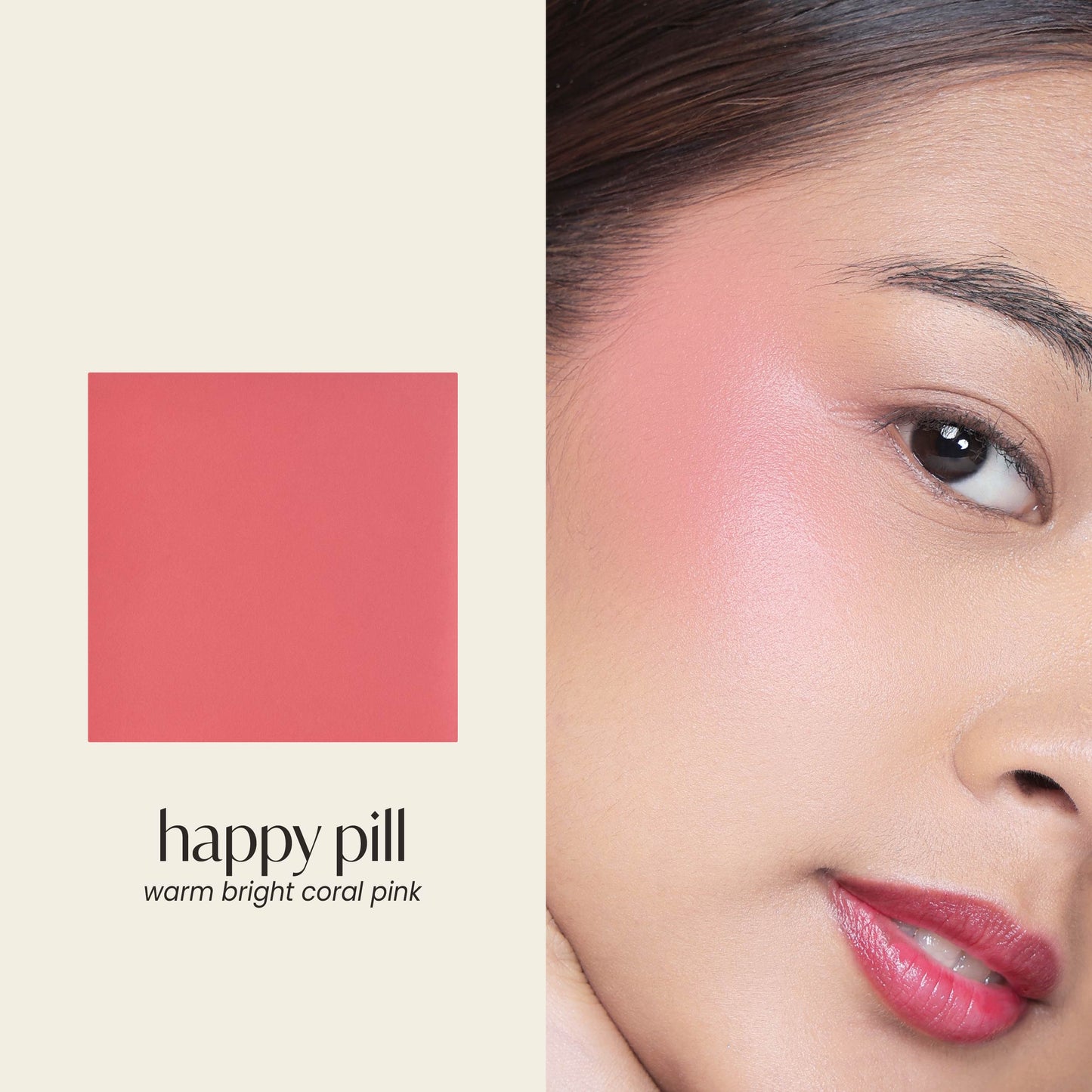 GRWM Cosmetics Face Card Satin Cream Blush [CASE NOT INCLUDED]