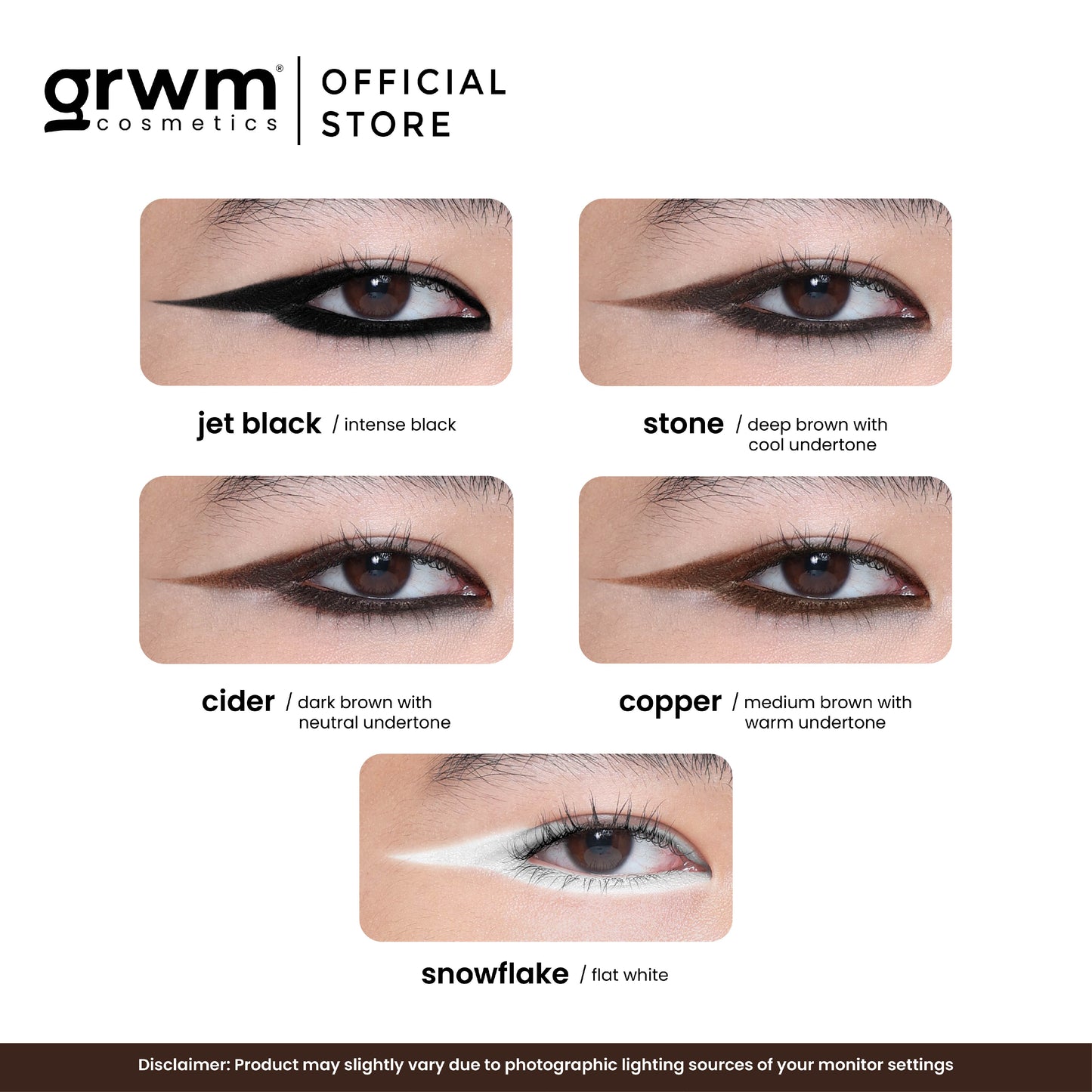 GRWM Cosmetics Master Gel Liner Duo - Dual-Ended Eyeliner Pencil