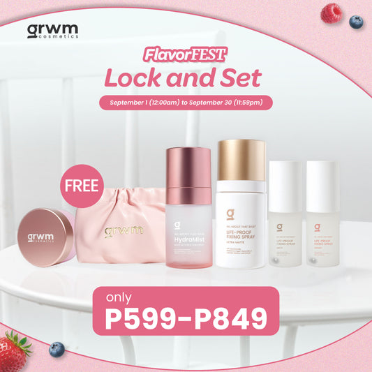 GRWM Cosmetics Lock and Set