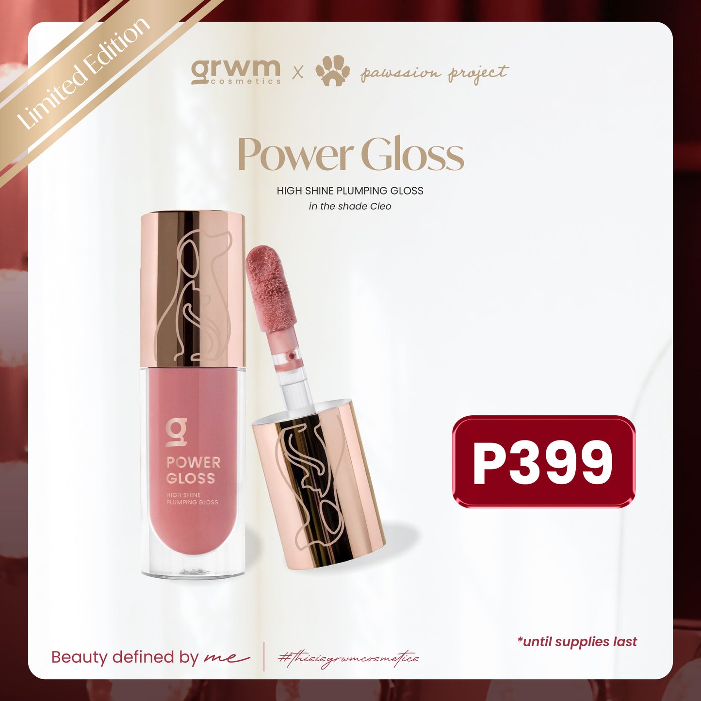 [Limited Edition] GRWM Cosmetics x Pawssion Project Collection