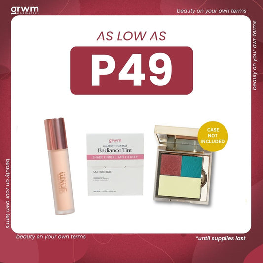 GRWM Cosmetics As low as ₱49