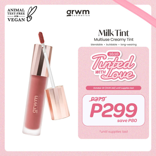 GRWM Cosmetics Milk Tint - Multiuse Creamy Tint [moisturizing, blendable, buildable, long-wearing]