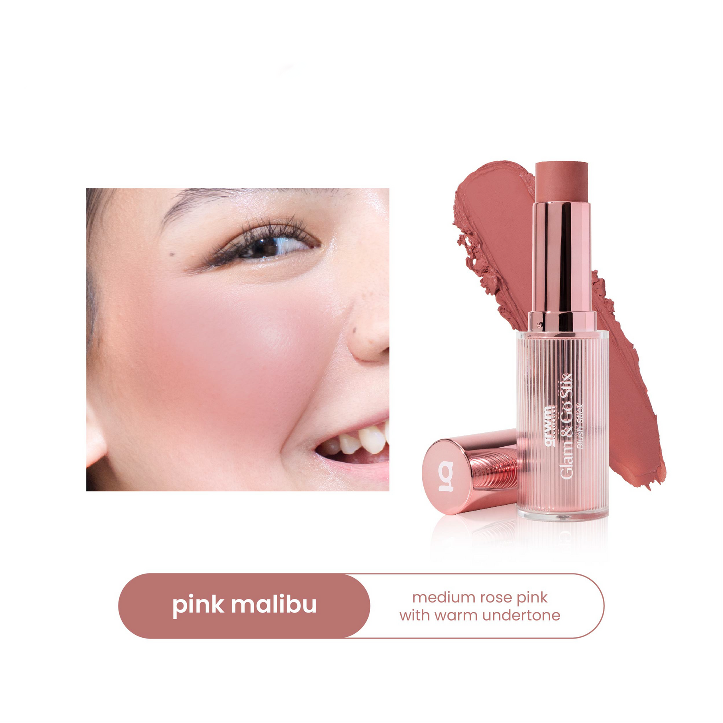 GRWM Cosmetics Glam & Go Stix Multiuse - Blush Stick