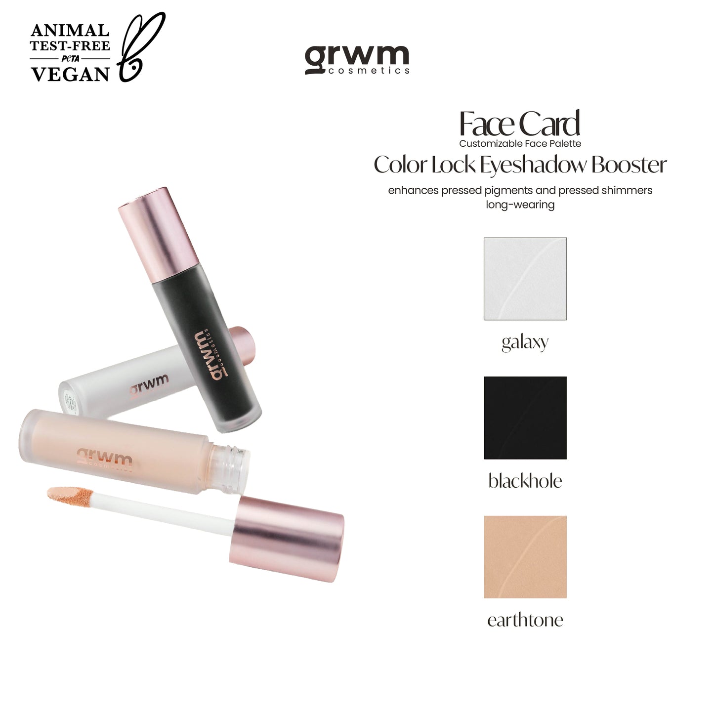 GRWM Cosmetics Face Card Shadowplay - Color Lock Eyeshadow Booster