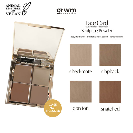 GRWM Cosmetics Face Card Sculpting Powder [CASE NOT INCLUDED]