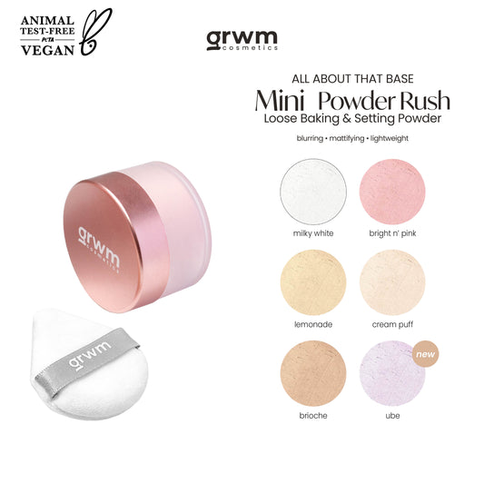 GRWM Cosmetics Powder Rush - MINI Loose Baking and Setting Powder