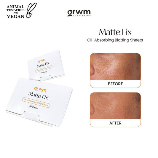 GRWM Cosmetics Matte Fix Oil-Absorbing Blotting Sheets