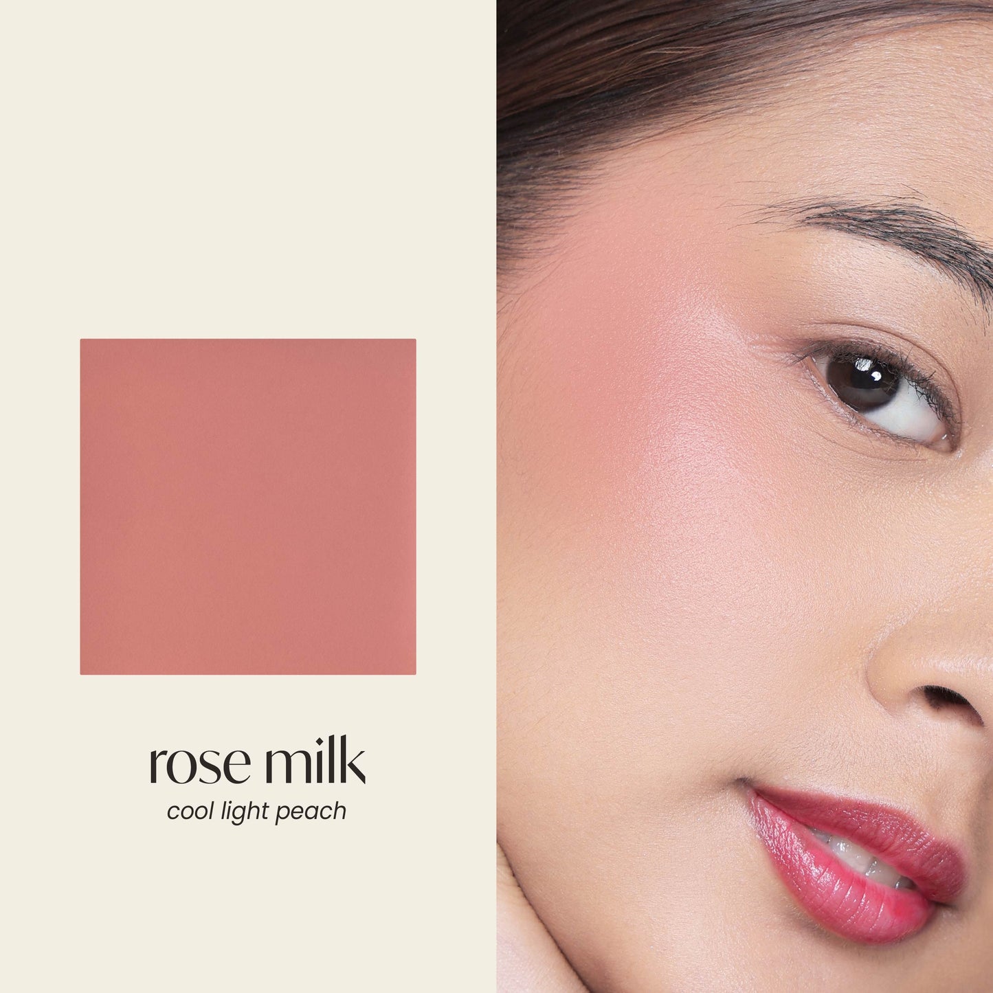 GRWM Cosmetics Face Card Satin Cream Blush [CASE NOT INCLUDED]
